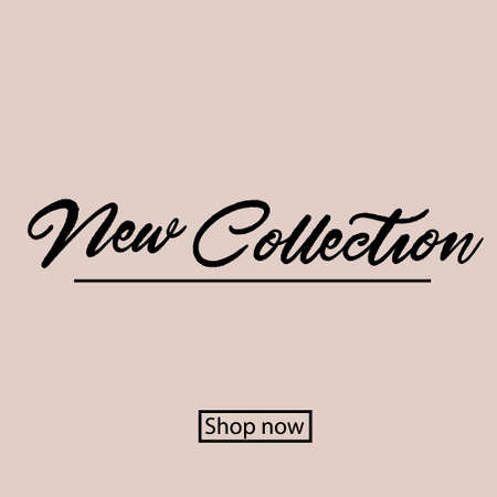 new collection hand lettering handmade calligraphy vectorのイラスト素材