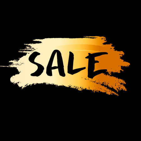 Gold sale background. Shine backdrop for flyer, poster, shopping, for sale sign, discount, marketing, selling, banner, web, header. Abstract golden background text type quote Gold blur backdropのイラスト素材