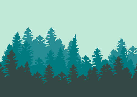 Trees illustration.のイラスト素材