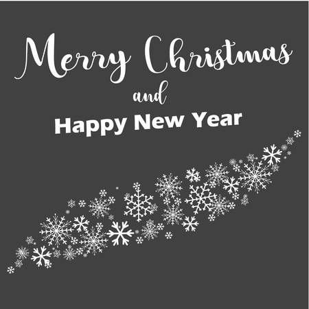 Abstract Christmas Snowflakes Vector Background illustrationのイラスト素材