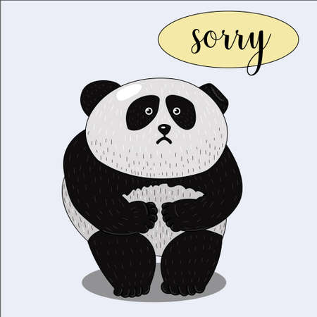 Vector Panda, illustration panda, vector illustration Animal vectorのイラスト素材