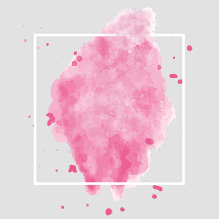pink watercolor background vector illustration abstract posterのイラスト素材