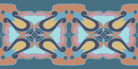 Colorful pattern set with color floral motif Abstract pattern and texture designs for background.