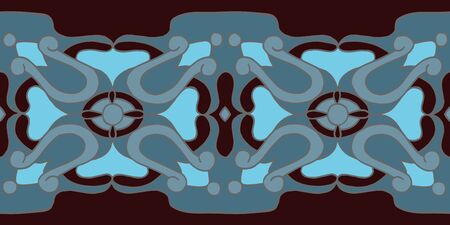 Colorful pattern set with color floral motif Abstract pattern and texture designs for background.のイラスト素材