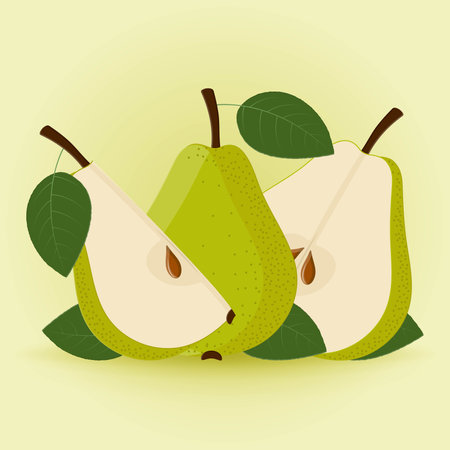 Juicy green pearのイラスト素材