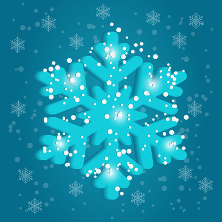 This turquoise 3D snowflake will add a wintry feel to your crafts, jewelry, and holiday decor. It will add a touch of flair to winter designs, holiday packaging, digital invitations, and seasonal branding, creating a calm, fresh, and festive atmosphere.のイラスト素材