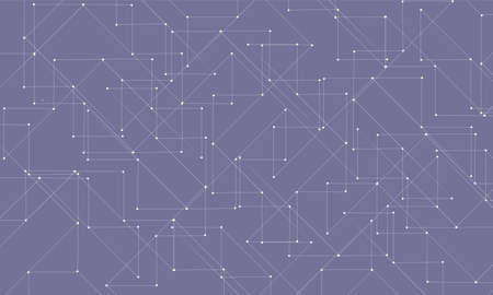 Horizontal lilac background. Geometric network. Vector. Wallpaper