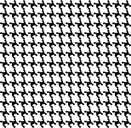 Seamless pattern. Crow s foot. Retro style. Classic black and white pattern. Endless background.