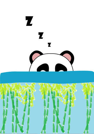 Sleeping Pandaの写真素材