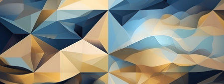 Generative AI. abstract background in the style of abstract geometry pattern. Minimalistic design layout for business presentations, flyers, postersの素材