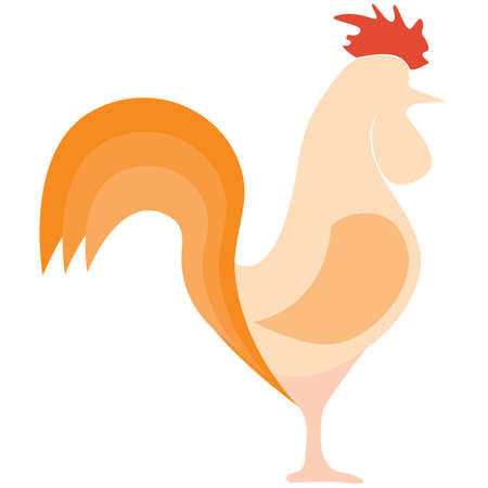 New Year chickenのイラスト素材