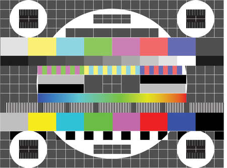 Retro screen illustrationのイラスト素材