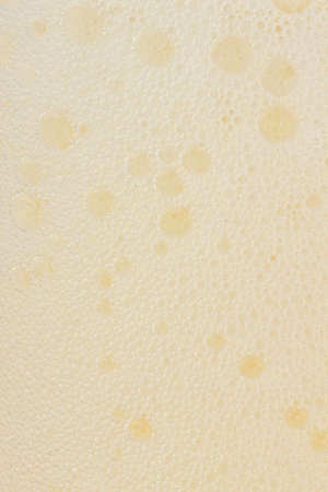 Texture of a beer foam