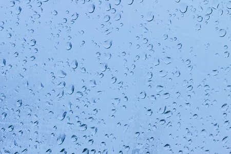 Water drops on windowの写真素材