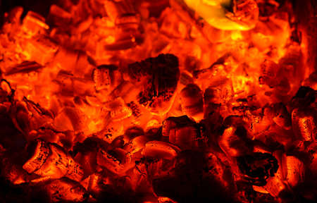 coals in the furnace