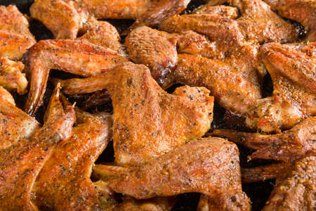 Fresh chicken wingsの写真素材