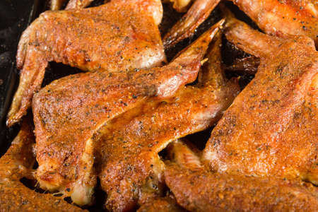 Fresh chicken wingsの写真素材