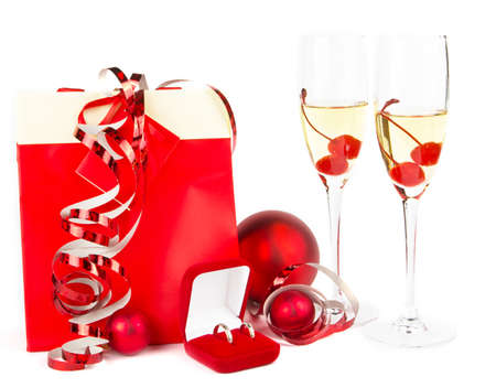 Christmas compositionの写真素材