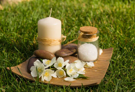 Spa compositionの写真素材