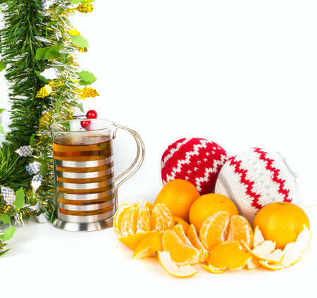 christmas teaの写真素材