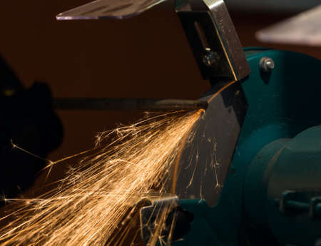 sharpening processの写真素材