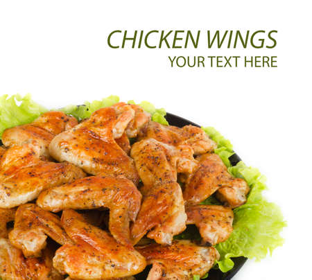 Roasted chicken wingsの写真素材