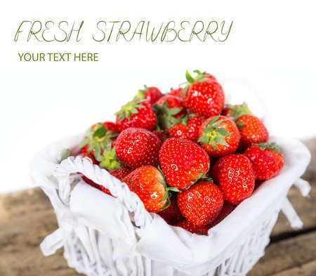Beautiful fresh Strawberry tasty aromaの写真素材