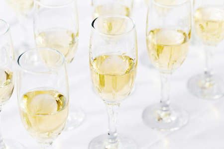 champagne glassesの写真素材