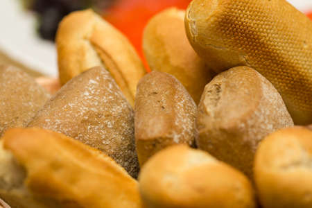 Warm Bread on a classic banquet table