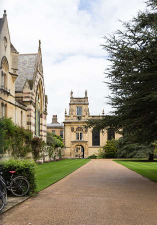 27 April 2014 Trinity college, Oxford, Oxfordshire, England, United Kingdom, UKのeditorial素材