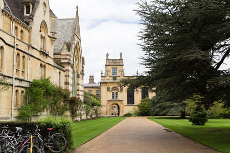 27 April 2014 Trinity college, Oxford, Oxfordshire, England, United Kingdom, UKのeditorial素材