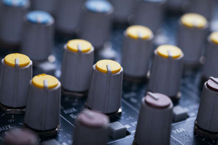 Music mixer consolの写真素材