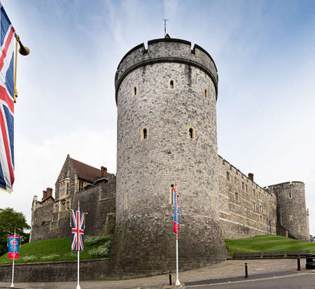 windsor castle tourist england united kingdom ukのeditorial素材