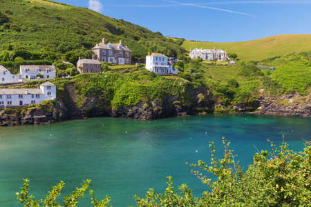 Popular Port Issac Atlantic ocean coast, Cornwall, England, United Kingdomの写真素材