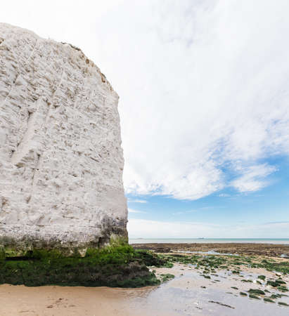 Popular white cliffs Botany Bay La Manche English channel coast, Kent, England, United Kingdom