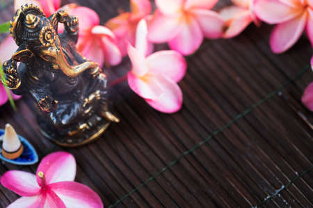 Statue of Ganesha Indian Hinduism Godの写真素材