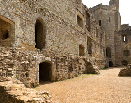 Ancient Bodiam castle in Sussex England United Kingdomのeditorial素材