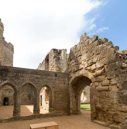 Ancient Bodiam castle in Sussex England United Kingdomのeditorial素材