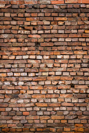 Perfect for design brick old wall backgroundの写真素材