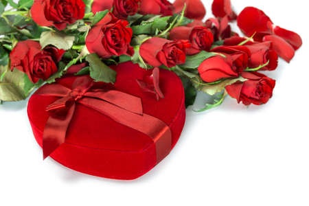 Perfect Valentines rosesの写真素材