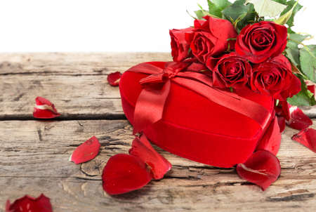 Perfect Valentines rosesの写真素材