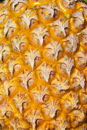 Fresh yellow pineapple tropic fruit summer refreshment smoothie shake drink outdoorsの写真素材