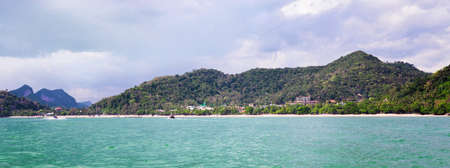 Popular travel tropical Ao Nang beach, Krabi province, Thailandの写真素材
