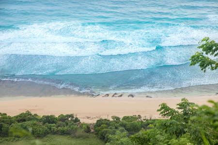 Nyang Nyang  sands beach on a Bali Indonasiaの写真素材