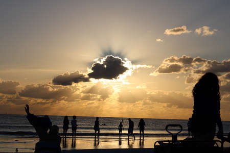 beach pictures taken in siesta key, floridaのeditorial素材