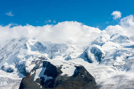 Gornergrat glacier at summer, Switzerlandの写真素材