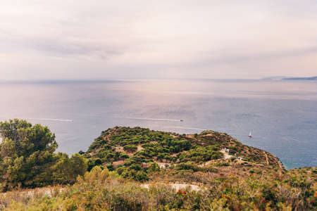Landscape of Cap de Creus, National Park on the Costa Brava, Spainの写真素材