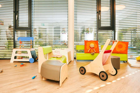 Empty space of infant day care or kindergarten