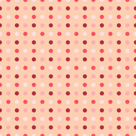 Seemless pattern with polka dots in vectorのイラスト素材
