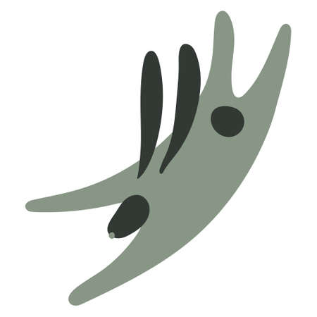 Funny Rabbit for your design. vector illustrationのイラスト素材